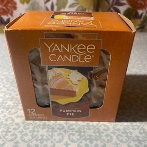 Retired - NIB - Yankee Candle Pumpkin Pie Scented Tealights